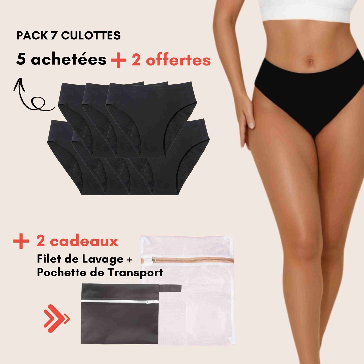 Pack 7 – Seconde Peau Invisible x7 (+ Cadeau)